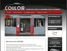 Tablet Screenshot of couloir.fr